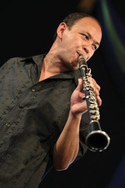 Evan Christopher performs at the 40th Annual New Orleans Jazz & Heritage Festival in New Orleans, LA, May 1, 2009.